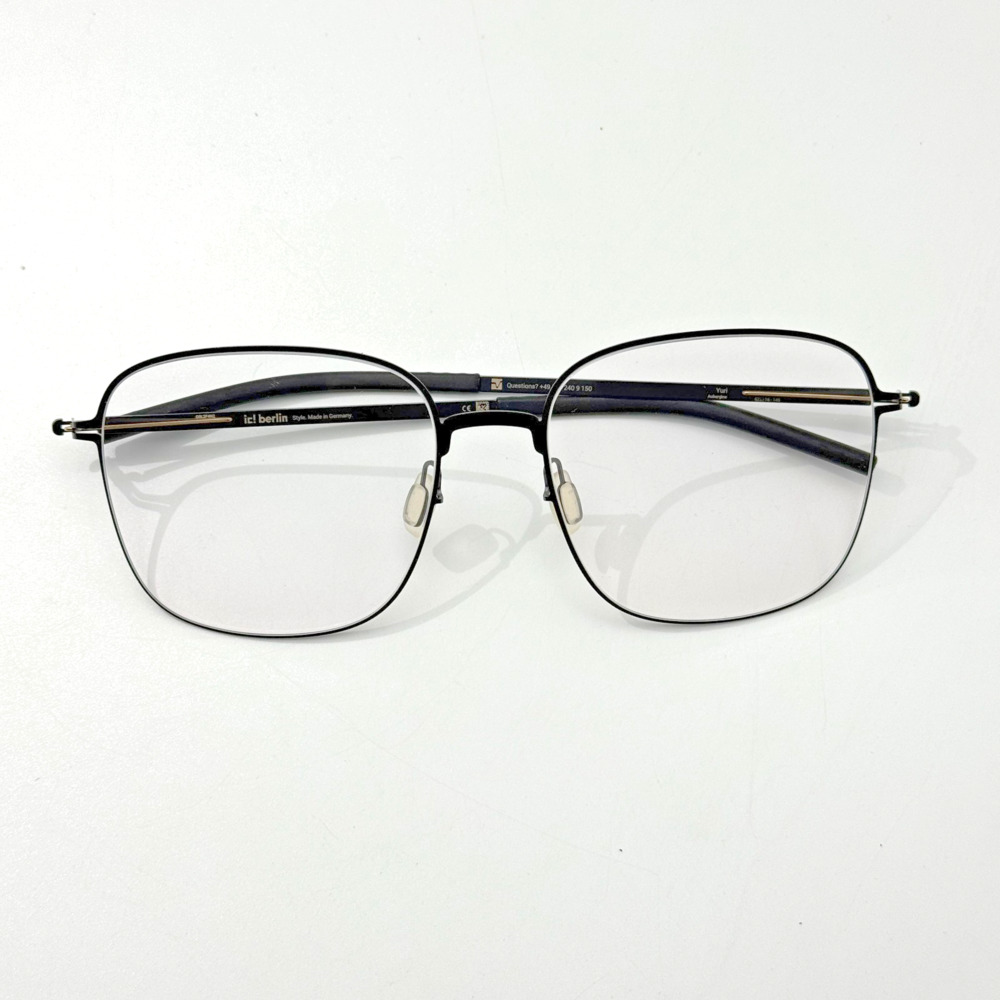ic! Berlin Eyeglass Frame Yuri IC5136-D 067 Matte Dark Red Square Demo 57-18-145
